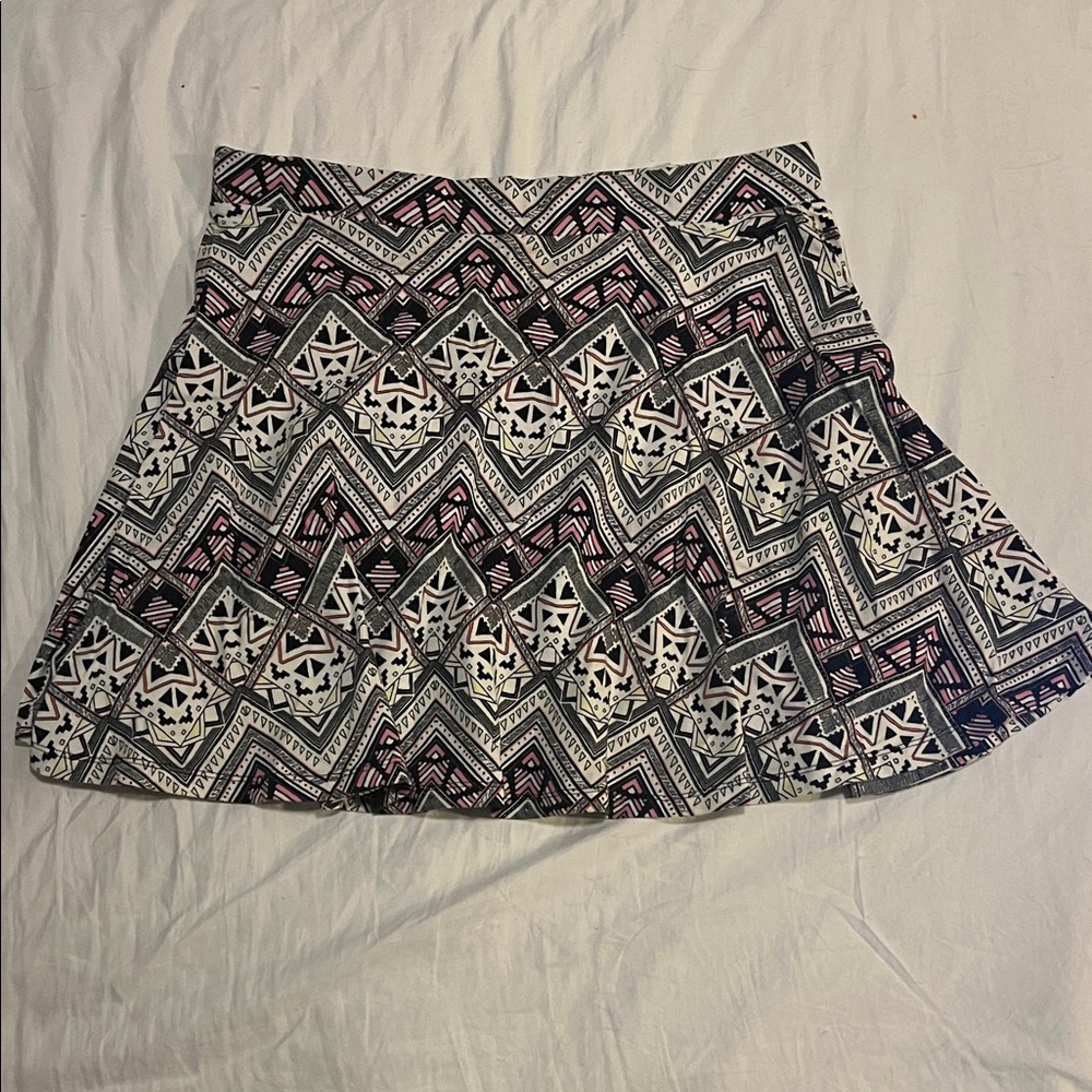 PINK Victoria's Secret Geometric Skater Skirt - large